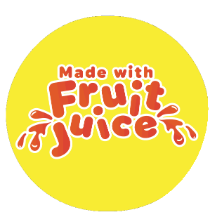 Made with fruit juice